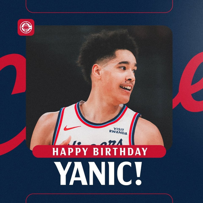 快船为球员亚尼克-科南-尼德豪泽庆生 情感祝福